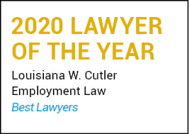 2020 Lawyer of the Year, Louisiana W. Cutler, Employment Law, Best Lawyers