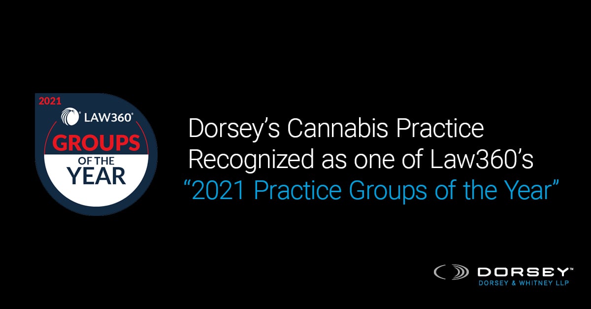 Law360 Cannabis Practice Group of the Year