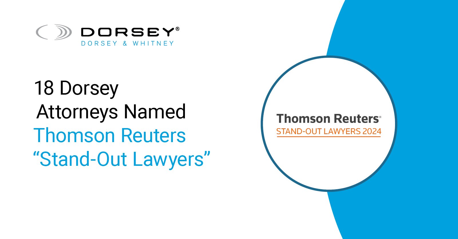 Thomson Reuters Stand Out Lawyers