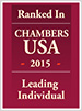 Ranked in Chambers USA 2015 - Leading Individual