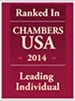 Ranked in Chambers USA 2014 - Leading Individual