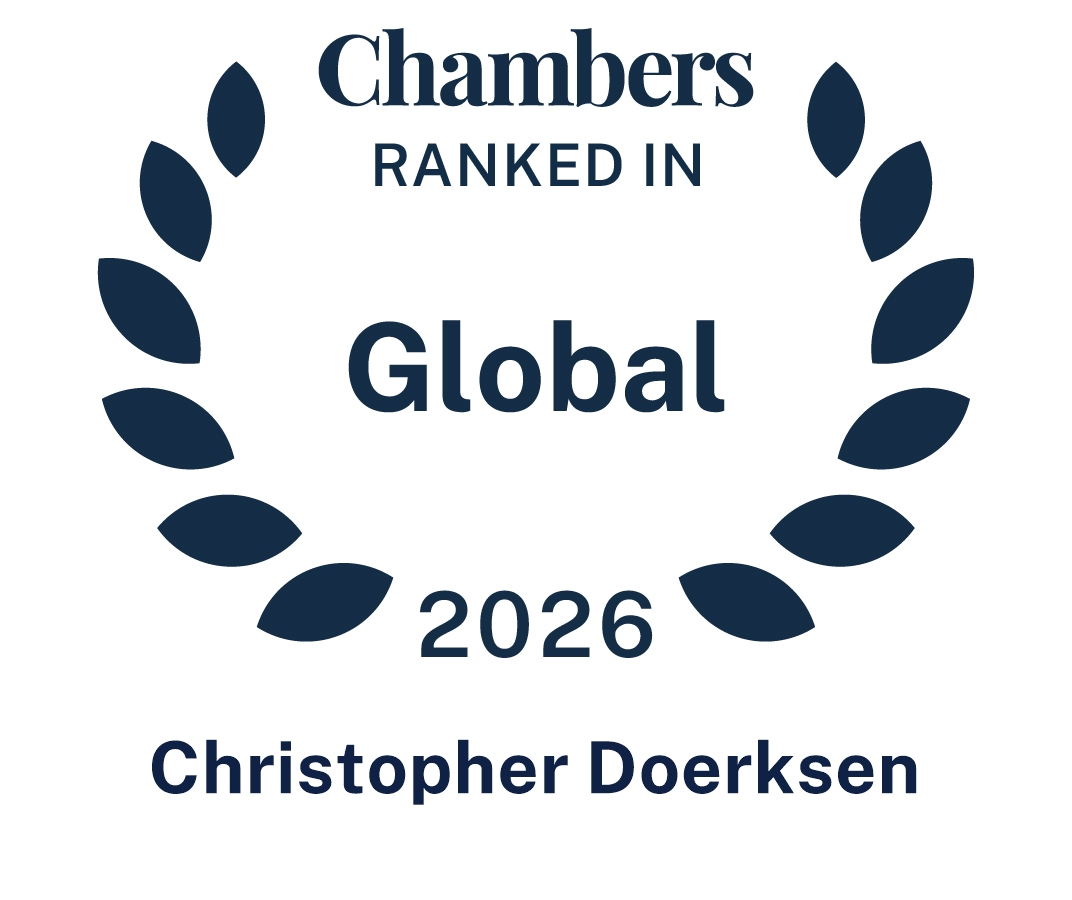 Ranked in Chambers Global - Christopher Doerksen
