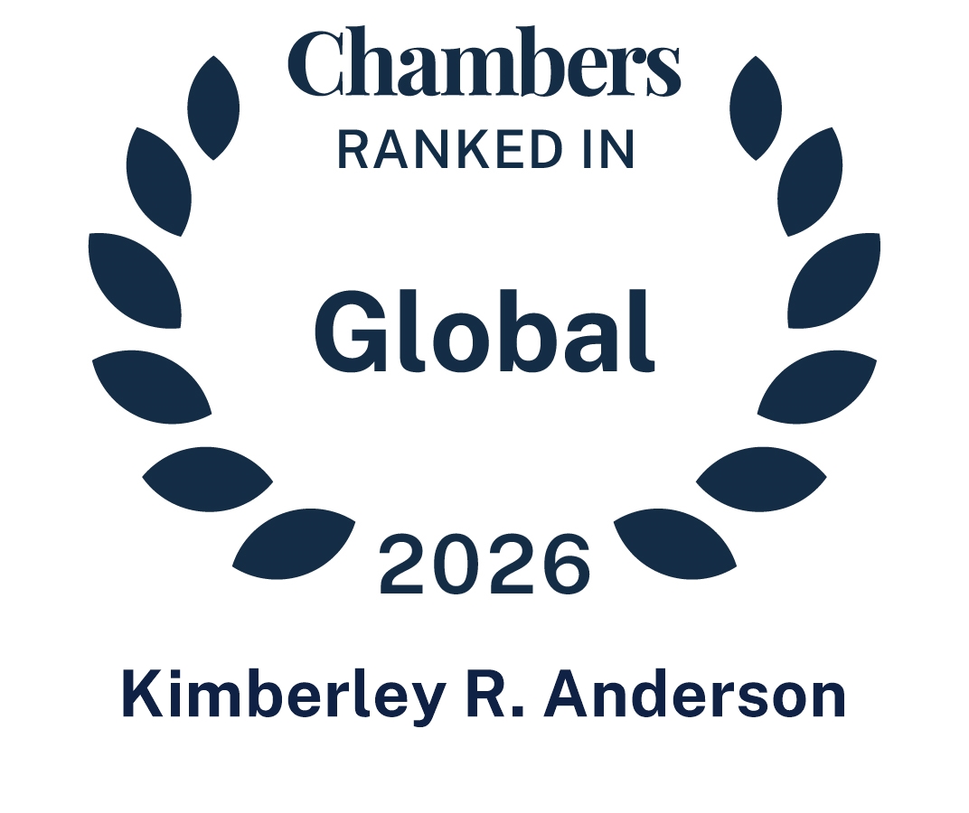 Ranked in Chambers Global - Kimberley Anderson