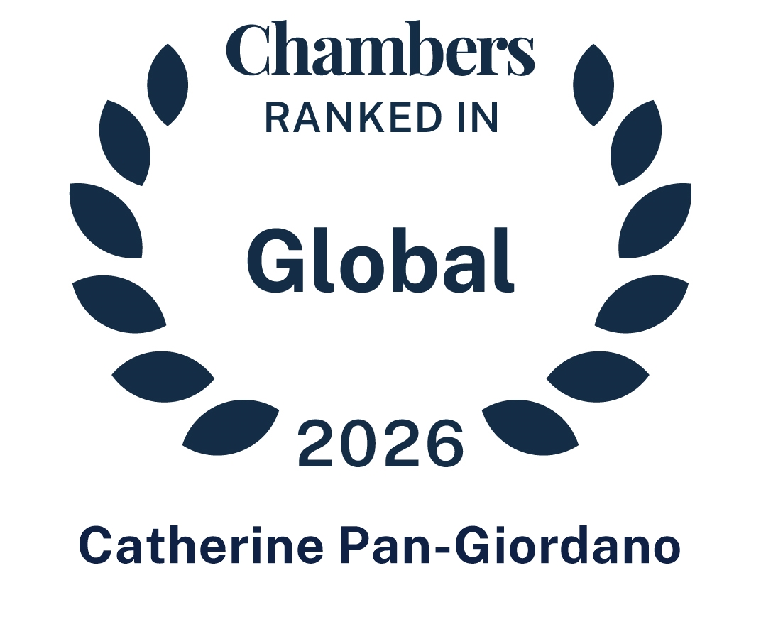 Ranked in Chambers Global - Catherine Pan-Giordano