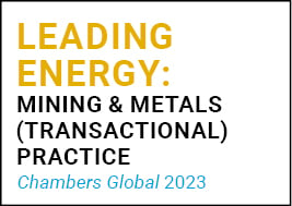 Chambers Global Leading Energy Mining and Metals