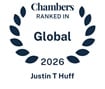 Ranked in Chambers Global - Justin Huff