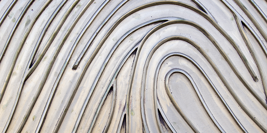 Pattern resembling fingerprint