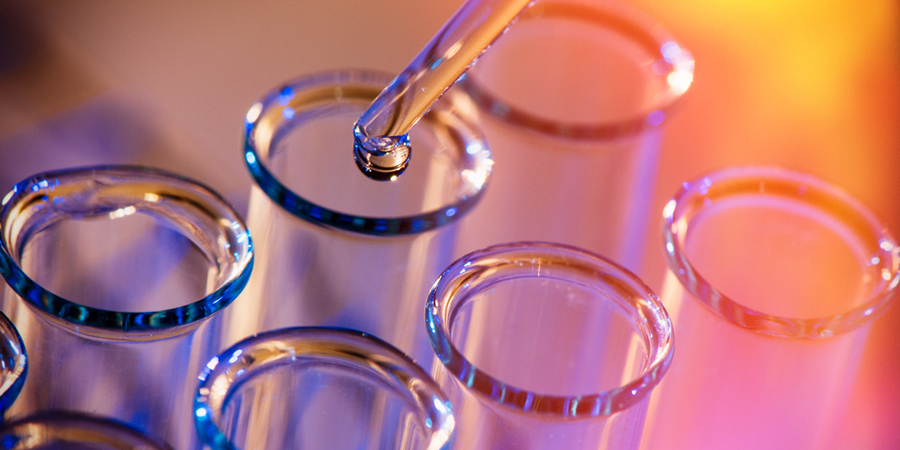 dropper and test tubes