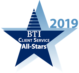 BTI Client Service All Stars 2019 logo