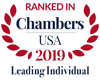 Ranked in Chambers USA 2019 Leading Individual