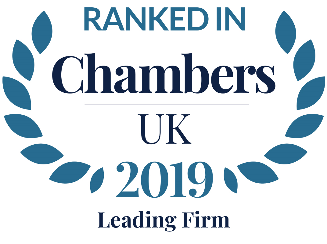 Chambers UK Leading Firm 2019