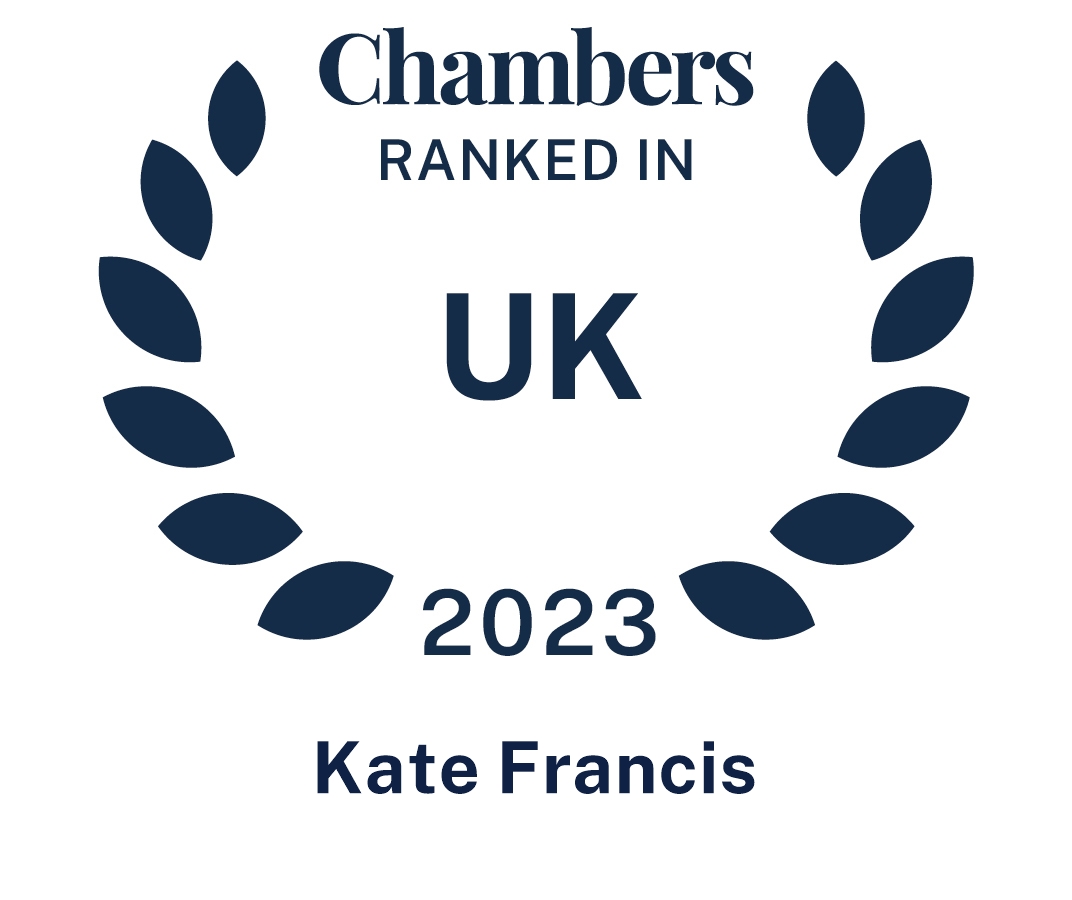 Kate Francis Chambers UK 2023
