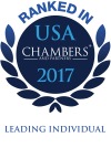 Ranked in USA Chambers 2017 Leading Individual