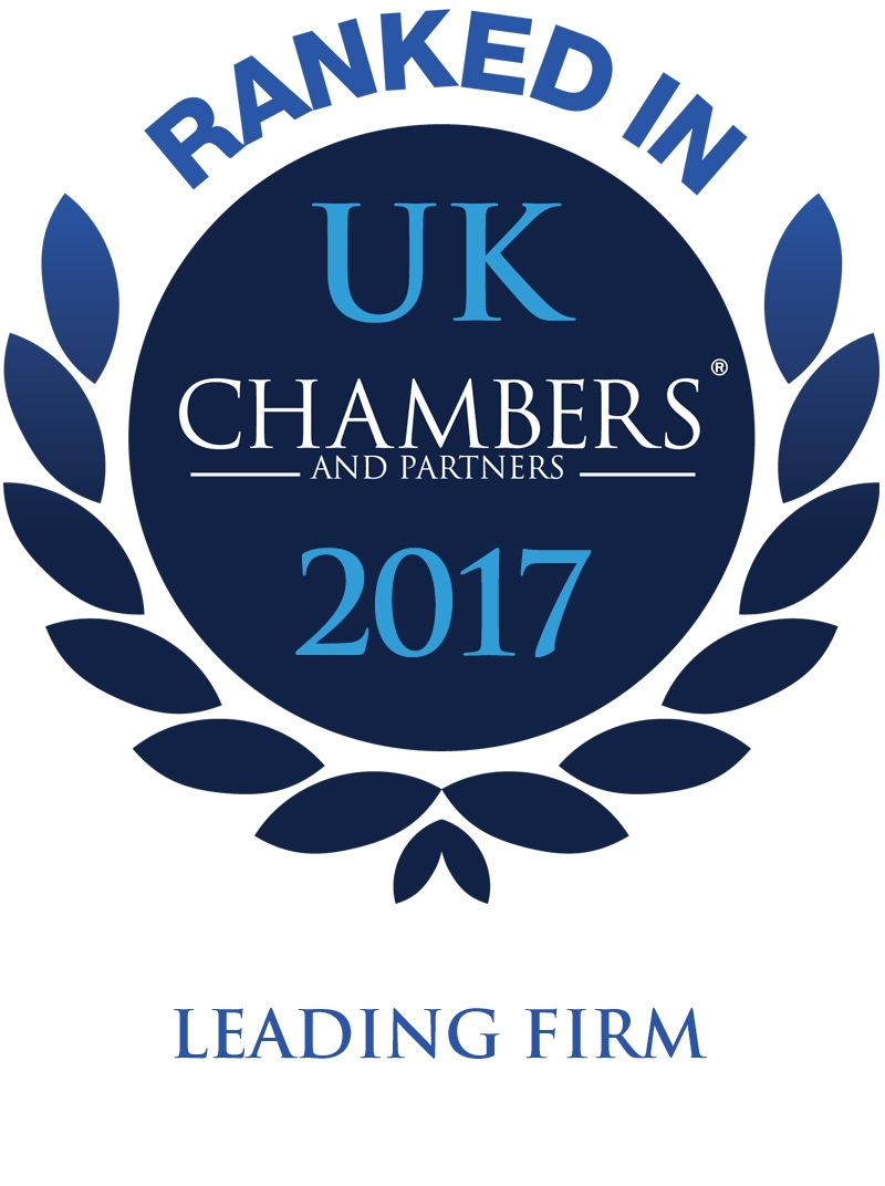 Chambers UK Leading Firm 2017