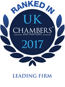 Chambers UK Leading Firm 2017