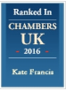 Ranked in Chambers UK 2016 Kate Francis