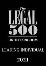 The Legal 500 United Kingdom Leading Individual 2021