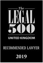 The Legal 500 United Kingdom Recommended Lawyer 2019
