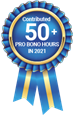 Contributed 50+ Pro Bono Hours in 2021