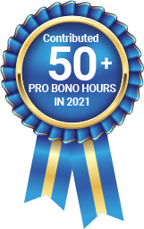 Contributed 50+ Pro Bono Hours in 2021