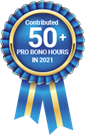 Contributed 50+ Pro Bono Hours in 2021