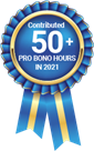 Contributed 50+ Pro Bono Hours in 2021