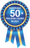 Contributed 50+ Pro Bono Hours in 2021