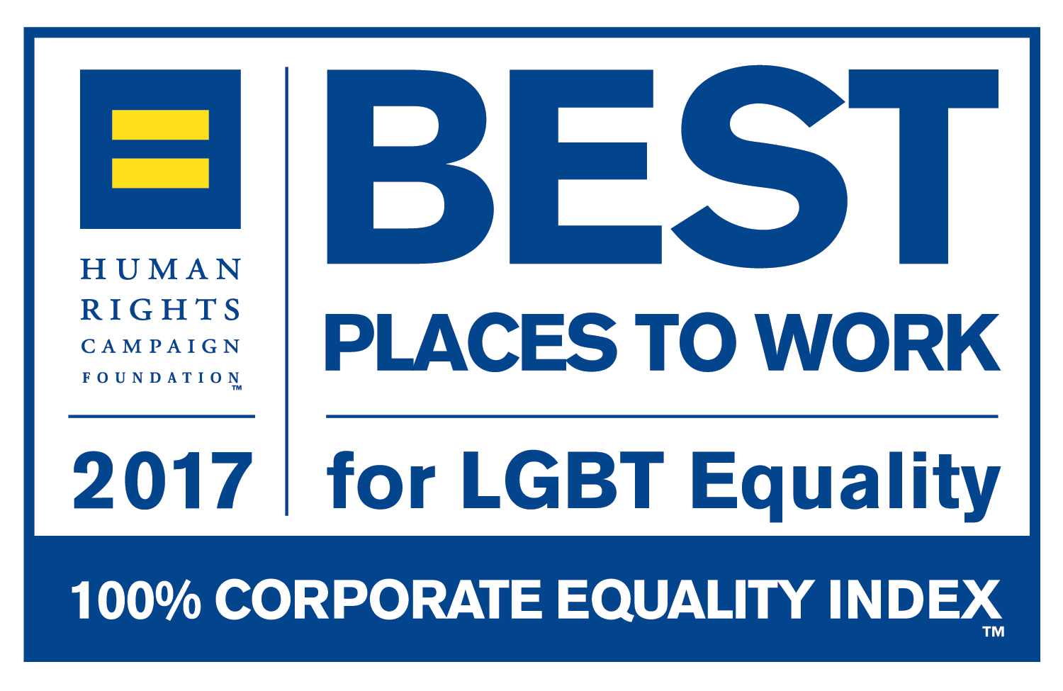 2017 Best Places to Work for LGBT Equality