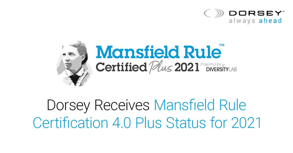 Mansfield Rule Certification Plus 2021