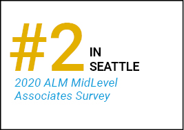 #2 in Seattle 2020 ALM MidLevel Associates Survey