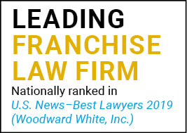US News Best Lawyers 2019 Leading Franchise Law Firm