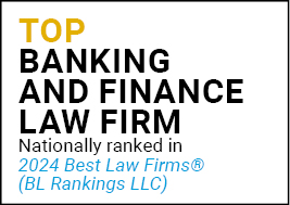 US News Best Lawyers 2022 Top Banking and Finance Law Firm