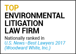 US News Best Lawyers 2017 Top Environmental Litigation Law Firm