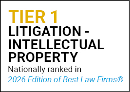 Tier 1 Litigation - Intellectual Property 2026 Edition of Best Law Firms
