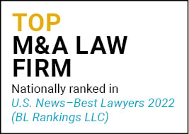 US News Best Lawyers 2022 Top M&A Law Firm