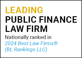 US News Best Lawyers 2024 Leading Public Finance Law Firm