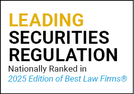 Best Law Firms 2025 Leading Securities Regulation Law Firm