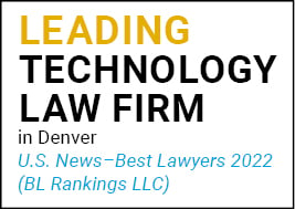 US News Best Lawyers 2022 Leading Technology Law Firm