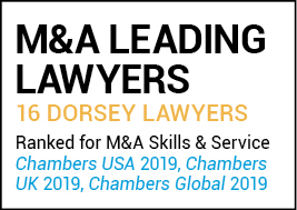 16 Chambers US Leading M&A Lawyers 2019