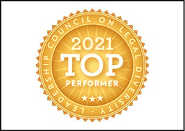 Leadership Council on Legal Diversity Top Performer 2021