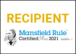 Recipient Mansfield Rule Certified Plus 2021