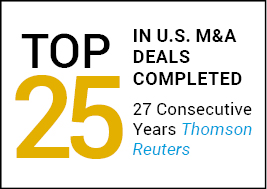 Top 25 M&A Deals Completed US Thomson