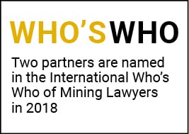 Who's Who in Mining