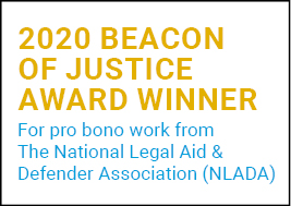 2020 Beacon of Justice Award Winner