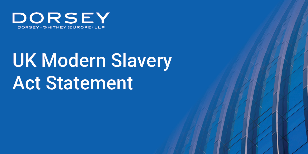 UK Modern Slavery Act Statement