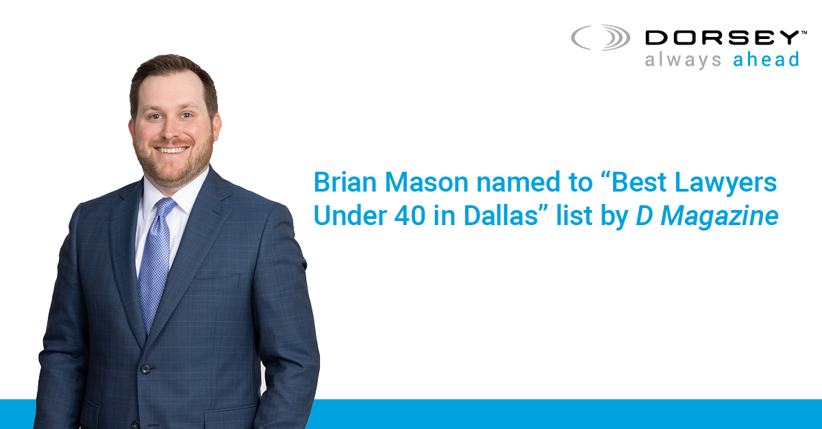 Brian Mason D Magazine Under 40