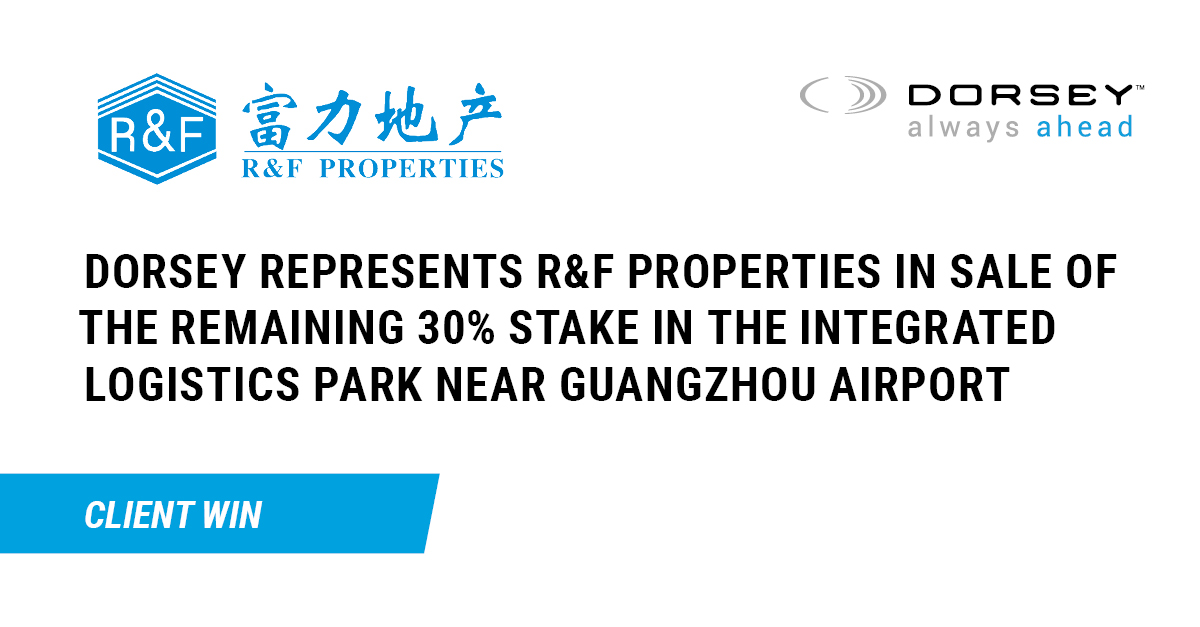 R&F Properties Sale