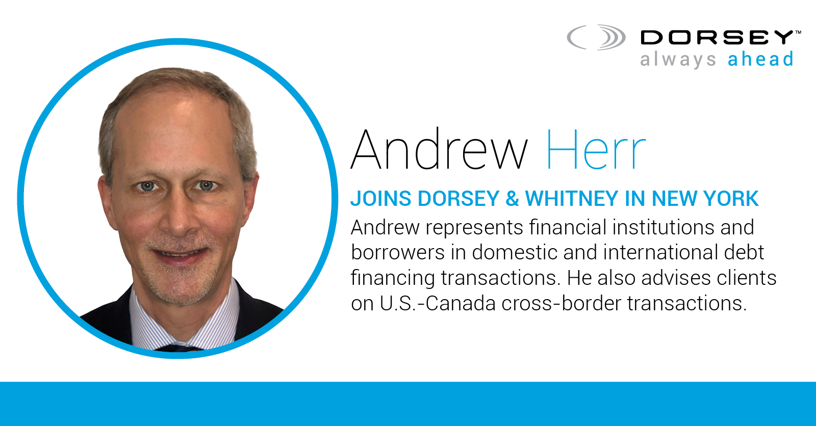 Andrew Herr Joins Dorsey in New York