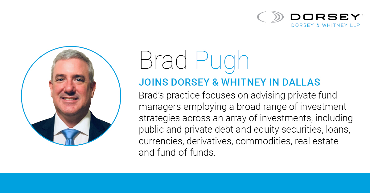 Brad Pugh joins Dorsey in Dallas