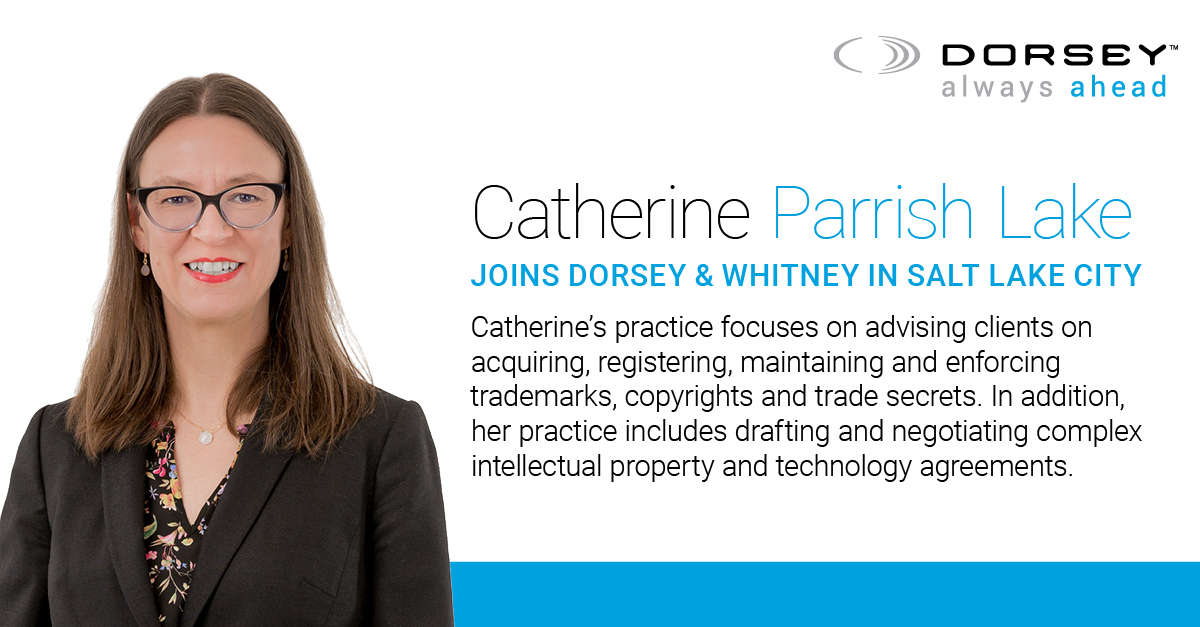 Catherine Parrish Lake joins Dorsey